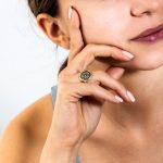 Vergina Star Ring - 14K Gold and Sterling Silver - Image 5
