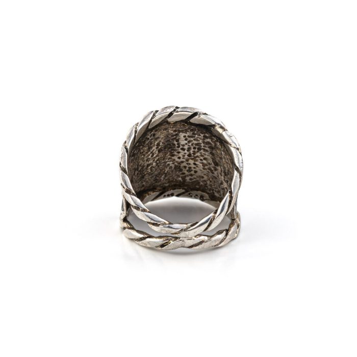 Goddess Athena Coin Ring - 14K Gold and 925 Sterling Silver - Image 5