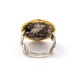 Δαχτυλίδι Θεά Αθηνά - 14Κ Χρυσό και Ασήμι 925 - Image 3