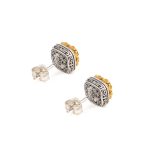 Gerochristo - Iris stud earrings with Turquoise Copper - Image 4