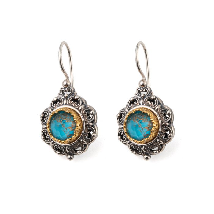 Gerochristo - Penelope earrings in Sterling Silver with Gemstones - Image 2