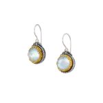 Gerochristo - Dione round earrings in Sterling silver with Gemstones - Image 3