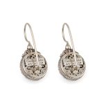Gerochristo - Dione round earrings in Sterling silver with Gemstones - Image 5