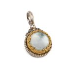 Gerochristo – Dione round pendant with Gemstones - Image 3