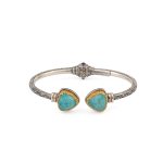 Gerochristo - Iris Bracelet in Sterling Silver with Lapis Lazuli - Image 3