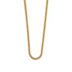 Wheat Chain - 925 Sterling Silver Gold Plated