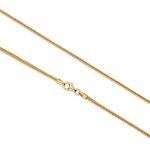 Wheat Chain - 925 Sterling Silver Gold Plated - Image 2