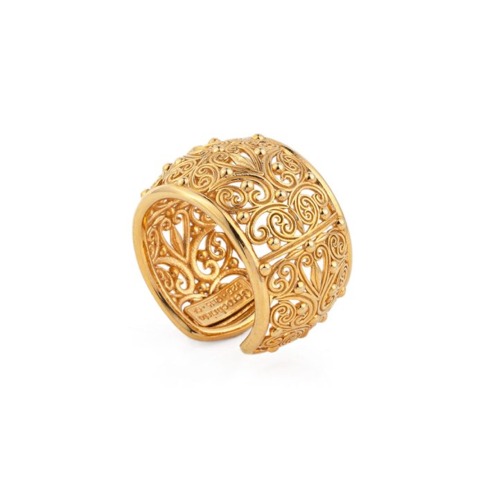Kallisto Ring in Gold plated sterling silver - Image 2
