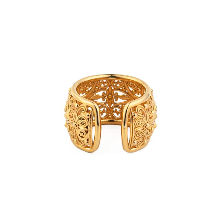 Kallisto Ring in Gold plated sterling silver - Image 3