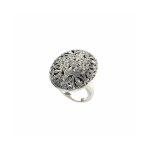 Gerochristo - Kallisto Oval Ring in oxidized silver - Image 3