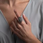 Gerochristo - Kallisto Oval Ring in oxidized silver - Image 2