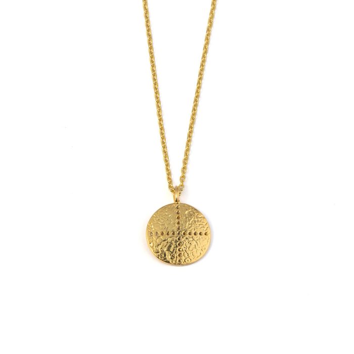 Konstantinato Necklace - Sterling Silver Gold Plated - Image 2