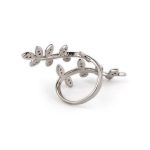 Olive Leaf Branch Ring - 925 Sterling Silver - Image 3