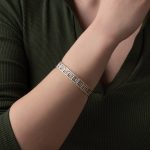 Greek Key Meander Lace Bracelet - Image 2