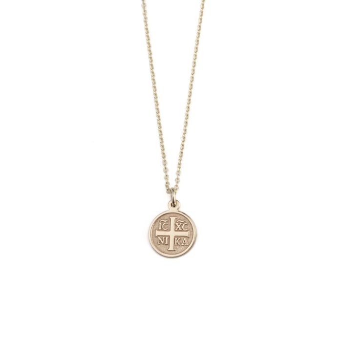 Constantinato ICXC NIKA Necklace - 9K Gold - Image 3