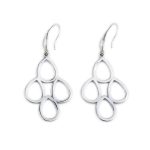 Circle of Life Dangle Earrings in Sterling Silver - Image 2