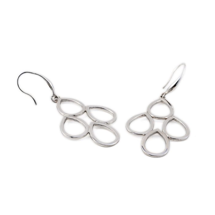 Circle of Life Dangle Earrings in Sterling Silver - Image 3