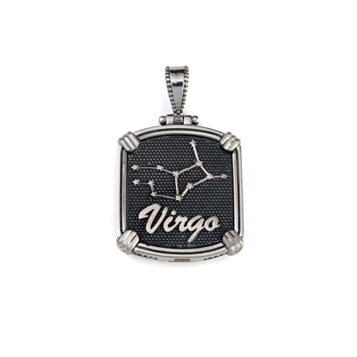 Reversible Zodiac Pendant - 925 Sterling Silver - Image 3