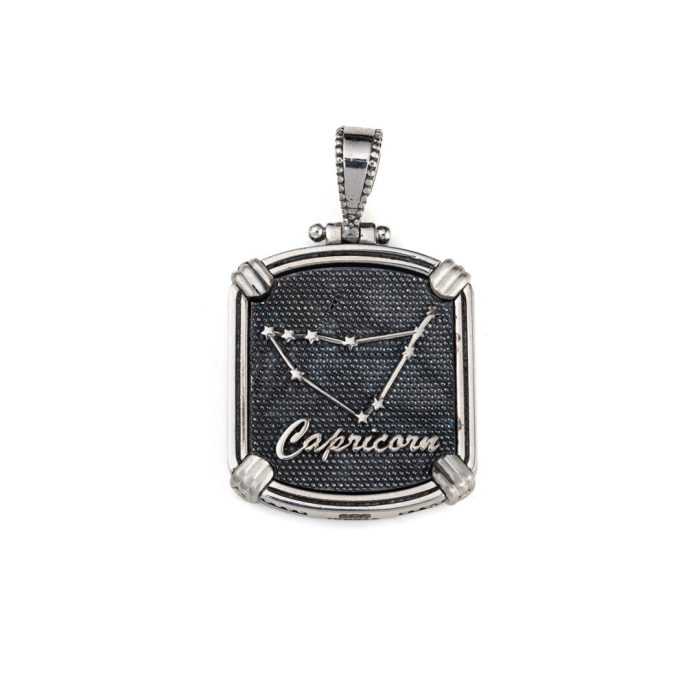 Reversible Zodiac Pendant - 925 Sterling Silver - Image 7