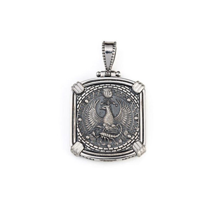 Reversible Zodiac Pendant - 925 Sterling Silver - Image 10