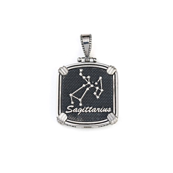 Reversible Zodiac Pendant - 925 Sterling Silver - Image 14