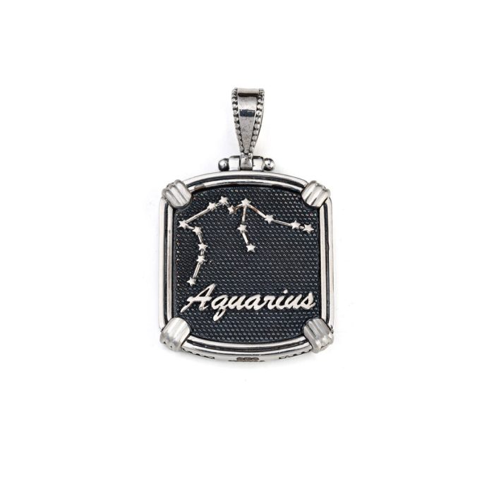 Reversible Zodiac Pendant - 925 Sterling Silver - Image 16