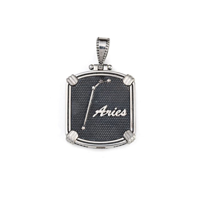 Reversible Zodiac Pendant - 925 Sterling Silver - Image 18