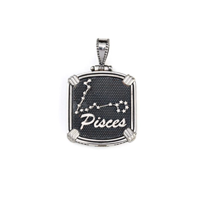 Reversible Zodiac Pendant - 925 Sterling Silver - Image 20