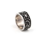 Byzantine Design Ring - Sterling Silver Yianni Jewelry - Image 3