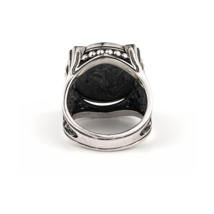Helios Sun God Ring Sterling Silver - Yianni Jewelry - Image 3