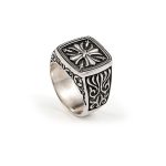 Cross Ring Sterling Silver- Yianni Jewelry - Image 3