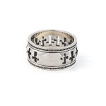 Ring with Crosses Sterling Silver - Yianni Jewelry - Image 5