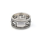 Meander Ring Sterling Silver - Yianni Jewelry - Image 4