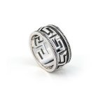 Meander Ring Sterling Silver - Yianni Jewelry - Image 3