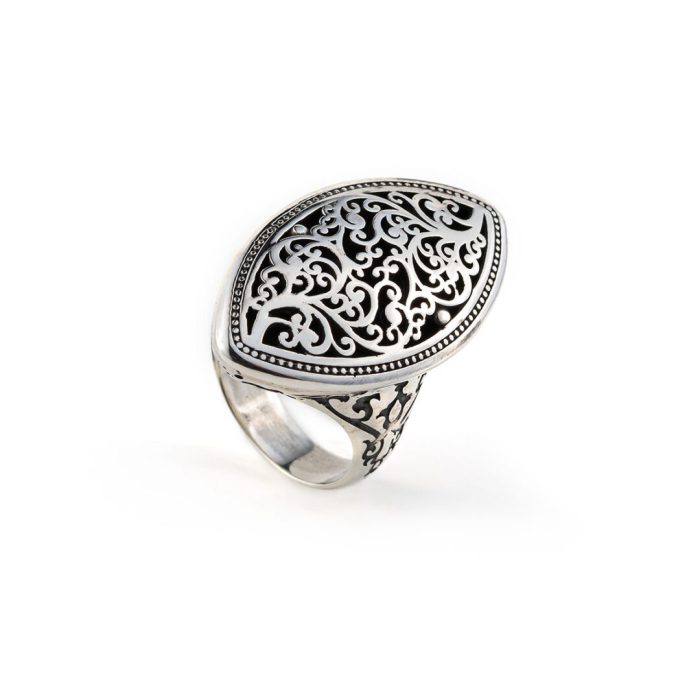 Byzantine Ring Sterling Silver - Yianni Jewelry - Image 2