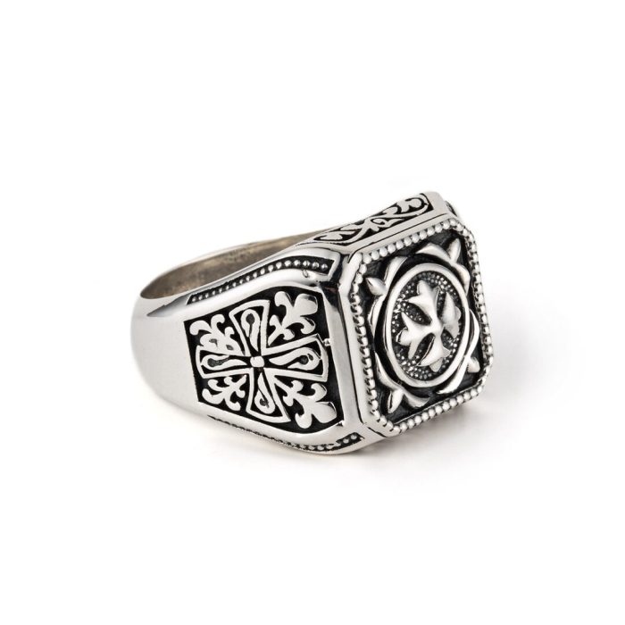 Δαχτυλίδι Βυζαντινό από Ασήμι 925 - Yianni Jewelry - Image 4