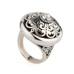 Byzantine Round Pearl Ring - Yianni Jewelry - Image 2