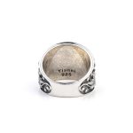 Byzantine Floral Tourmaline Ring - 925 Sterling Silver - Image 4