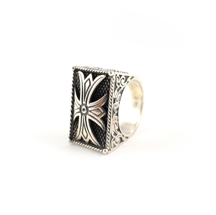 Δαχτυλίδι Βυζαντινό από Ασήμι 925 - Yianni Jewelry - Image 1