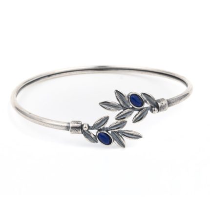 Olive Leaves Bracelet With Stones