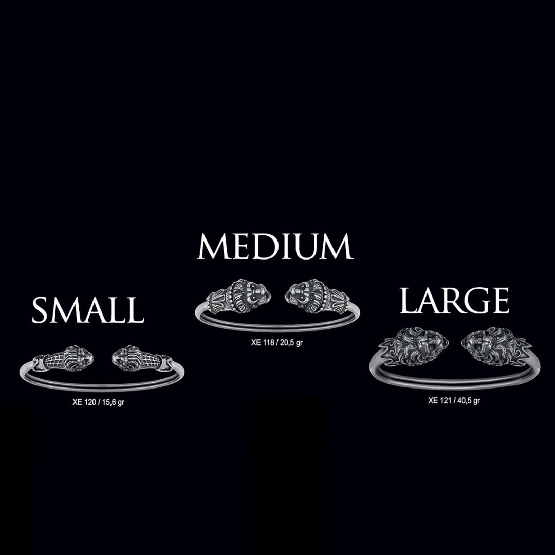 lions Silver Lion's Head Cuff Bracelet - Image 8