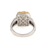 Gerochristo - Dione square ring in sterling silver with Amazonite - Image 2