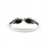 Silver Lion's Head Cuff Bracelet - Image 5