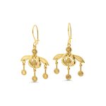 Greek Minoan Bees Earrings – Sterling Silver and Gold Plated