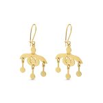 Greek Minoan Bees Earrings – Sterling Silver and Gold Plated - Image 6