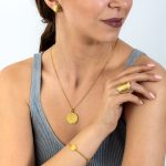 Βραχιόλι με Δίσκο της Φαιστού – Ασήμι 925 & Επιχρυσωμένο - Image 2