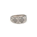 Gerochristo - Alexandrian Wide Band Ring in Sterling Silver