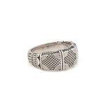 Gerochristo - Alexandrian Wide Band Ring in Sterling Silver - Image 2