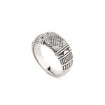 Gerochristo - Alexandrian Wide Band Ring - 925 Sterling Silver - Image 2