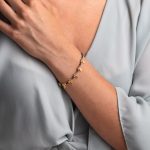 Lapis Lazuli Bracelet in 925 Sterling Silver and Gold Plated - Image 2